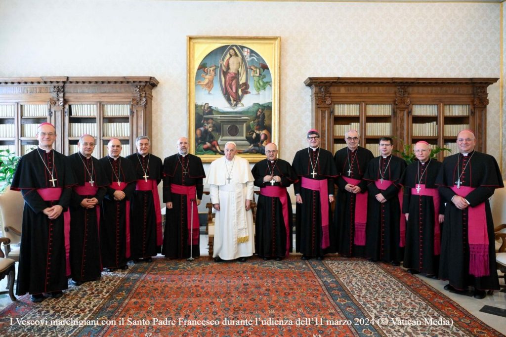 Udienza con papa Francesco del 11 marzo 2024 (© Vatican Media)